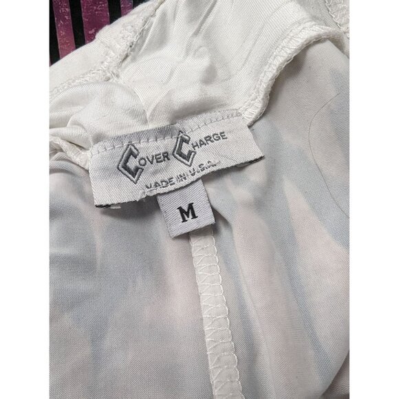 Cover Charge Maxi Skirt Size M Blue Black Pink Animal Print Stretch Modest - Picture 4 of 5